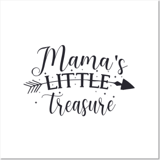 Mama's Little Treasure cute baby shower toddler gift Posters and Art